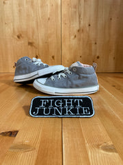 CONVERSE CHUCK TAYLOR ALL STAR Youth Size 12 Mid Top Shoes Sneakers Gray