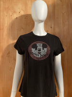 DISNEY "MICKEY MOUSE MEMBER" WONDERFUL WORLD OF DISNEY Graphic Print Adult T-Shirt Tee Shirt 2XL Black Shirt