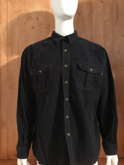 EDDIE BAUER Adult T-Shirt Tee Shirt XL Xtra Extra Large Black Long Sleeve Shirt