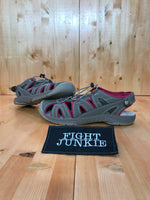 EDDIE BAUER MARY Women's Size 10 Leather Shiitake Bump Toe Sandals Shoes Sneakers