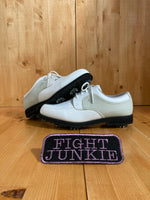 FOOTJOY GREENJOYS Women Size 8M Leather Golf Shoes Sneakers White 48704
