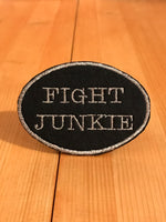 Fight Junkie Beige Oval Magnetic Patch