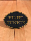 Fight Junkie Copper Oval Magnetic Patch