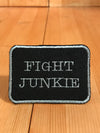 Fight Junkie Aluminium Square Magnetic Patch