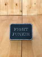Fight Junkie Beige Square Magnetic Patch