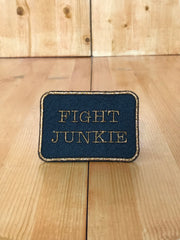 Fight Junkie Copper Square Patch