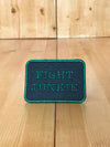 Fight Junkie Green Square Magnetic Patch