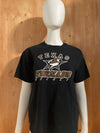 GILDEN "TEXAS TORNADO HOCKEY" Graphic Print Kids Youth Unisex T-Shirt Tee Shirt XL Xtra Extra Large Black Shirt