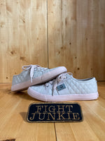 G BY GUESS BACKER 2 Women Size 8.5M Fashion Quilted Leather Shoes Sneakers Triple Pink