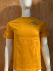 HANES "HOOD CANAL BREWERY" KINGSTON, WA Embroidered Adult M Medium MD Orange T-Shirt Tee Shirt