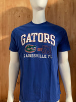 KA KNIGHTS "FLORIDA GATORS" Graphic Print Adult L Large Lrg Blue T-Shirt Tee Shirt