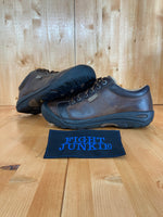 KEEN AUSTIN Men's Size 13 Leather Comfort Shoes Sneakers Brown
