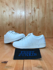 NWOT K Swiss Classic Luxury Edition All White Leather Shoes Sneakers