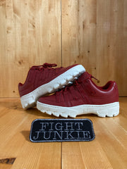 K-SWISS CLASSIC Womens Size 9 Leather Shoes Sneakers Red & White