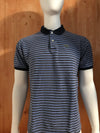 LACOSTE Made In France Adult T-Shirt Tee Shirt Size 7 Striped Polo Alligator Crocodile Shirt