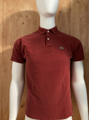 LACOSTE IZOD VTG VINTAGE 1960's Adult T-Shirt Tee Shirt L Large Lrg Red Polo Alligator Crocodile Shirt
