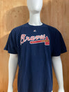 MAJESTIC "JASON HEYWARD" ATLANTA BRAVES #22 MLB BASEBALL Graphic Print Adult T-Shirt Tee Shirt 2XL XXL Dark Blue Shirt