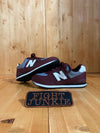 NEW BALANCE 574 Youth Size 4.5M Running Training Shoes Sneakers Burgundy & Gray KL5742CG