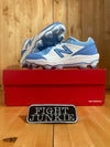 NEW! NEW BALANCE FRESH FOAM 3000 V5 Men Size 16 Baseball Cleats White & Blue PL3000D5