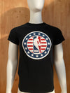 NBA "COMMITMENT TO SERVICE" EXCLUSIVE COLLECTION Graphic Print Adult S Small SM Black T-Shirt Tee Shirt