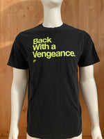 NIKE "BACK WITH A VENGEANCE" STANDARD FIT V SERIES Adult XL Extra Large Xtra Large Black T-Shirt Tee Shirt