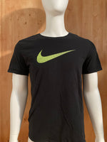 NIKE ATHLETIC CUT The Nike Tee Graphic Print Adult L Large Lrg Black T-Shirt Tee Shirt