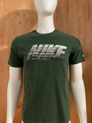 NIKE REGULAR FIT Graphic Print Adult L Large Lrg Green T-Shirt Tee Shirt