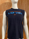 NIKE AQUATICS SWIM LAP THIS Graphic Print Adult M Medium MD Blue T-Shirt Tee Shirt Tank Top Muscle Shirt