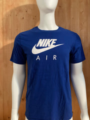 NIKE ATHLETIC CUT Graphic Print The Nike Tee Adult L Large Lrg Blue T-Shirt Tee Shirt