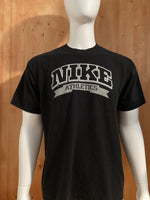 NIKE "ATHLETICS" LOOSE FIT Graphic Print Adult L Large Lrg Black T-Shirt Tee Shirt