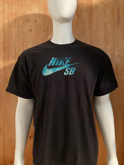 NIKE "SB" Graphic Print Adult 2XL XXL Black T-Shirt Tee Shirt