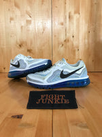 NIKE AIR MAX Mens Size 8.5 2014 WHITE & COBLAT BLUE Shoes Sneakers