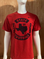 NIKE "STATE OF TEXAS KNOWS FOOTBALL" REGULAR FIT Graphic Print Adult XL Extra Xtra Large Red T-Shirt Tee Shirt