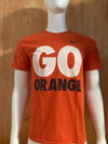 NIKE "GO ORANGE" SYRACUSE STANDARD FIT Graphic Print Adult M Medium MD Orange T-Shirt Tee Shirt