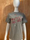 NIKE "PROTECT THE NET" Graphic Print Youth XL Extra Xtra Large Gray T-Shirt Tee Shirt