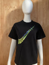 NIKE "SWOOSH" Graphic Print Youth XL Extra Xtra Large Black T-Shirt Tee Shirt