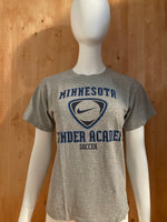NIKE "MINNESOTA THUNDER SOCCER ACADEMY" Graphic Print Youth Unisex XL Extra Xtra Large Gray T-Shirt Tee Shirt