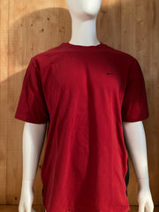 NIKE Embroidered Adult XL Extra Large Xtra Large Red T-Shirt Tee Shirt