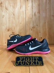 NIKE DUAL FUSION RUN 3 Women's Size 7.5 Running Training Shoes Sneakers Black & Pink 653594-003