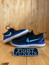 NIKE FREE RN DISTANCE 2 Women Size 10 Running Training Shoes Sneakers Black & Purple 863776-009