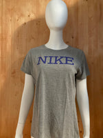 NIKE SLIMT FIT Graphic Print Adult XL Extra Large Xtra Large Gray T-Shirt Tee Shirt