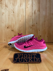 NIKE FREE 4.0 FLYKNIT Women Size 6.5 Running Training Shoes Sneakers Pink 631050-601