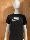 NIKE "SWOOSH" Graphic Print Kids Youth M Medium MD Black Unisex T-Shirt Tee Shirt
