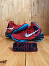 NIKE PRIME HYPE N7 UNIVERSITY Mens Size 9 Mid Top Shoes Sneakers Red 190206-660