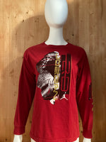 NIKE "JORDAN" Graphic Print Youth Unisex XL Extra Large Xtra Large Red Long Sleeve T-Shirt Tee Shirt