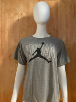 NIKE "JORDAN" Graphic Print Youth Unisex XL Extra Large Xtra Large Gray T-Shirt Tee Shirt