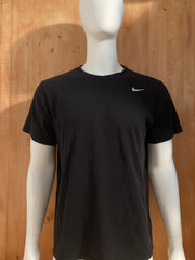 NIKE "SWOOSH" DRI FIT ATHLETIC CUT Graphic Print The Nike Tee Adult XL Extra Large Xtra Large Black T-Shirt Tee Shirt