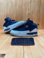 NIKE JORDAN SPIZIKE Youth Size 5Y Leather Shoes Sneakers Blue White 317321-406