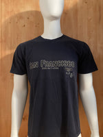 NIKE "SAN FRANCISCO" THE BAY AREA 1850 REGULAR FIT Graphic Print Adult L Large Lrg Dark Blue T-Shirt Tee Shirt