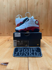 NEW! HTF Nike AIR JORDAN 13 XIII RETRO OG CHICAGO Kids 11C Leather Shoes Sneakers White Red 414575-122